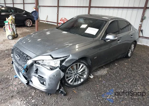 2019 Infiniti Q50 3.0T Luxe z USA, uszkodzony, nr VIN JN1EV7APXKM519048